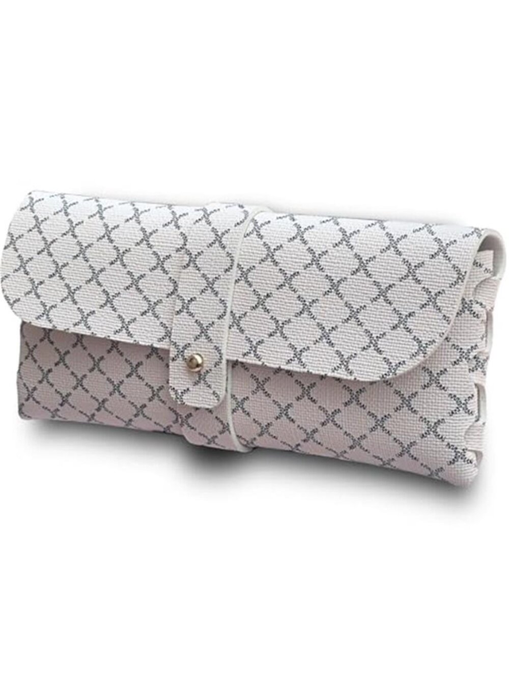 Fashion White and Black Glasses Case Protective Bag